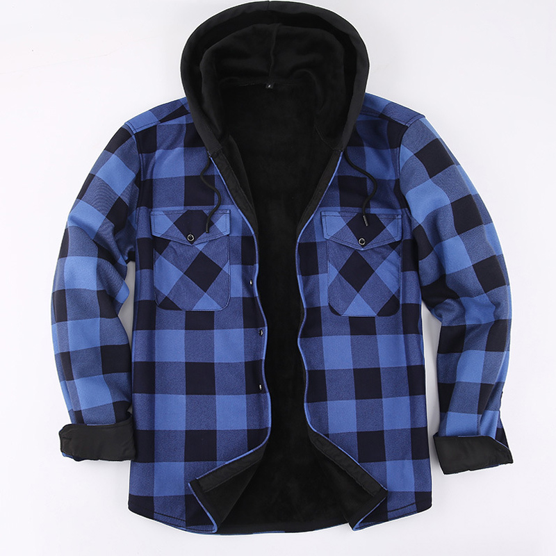 Flannel Shirt Lined - 2023 nuovi uomini autunno e inverno