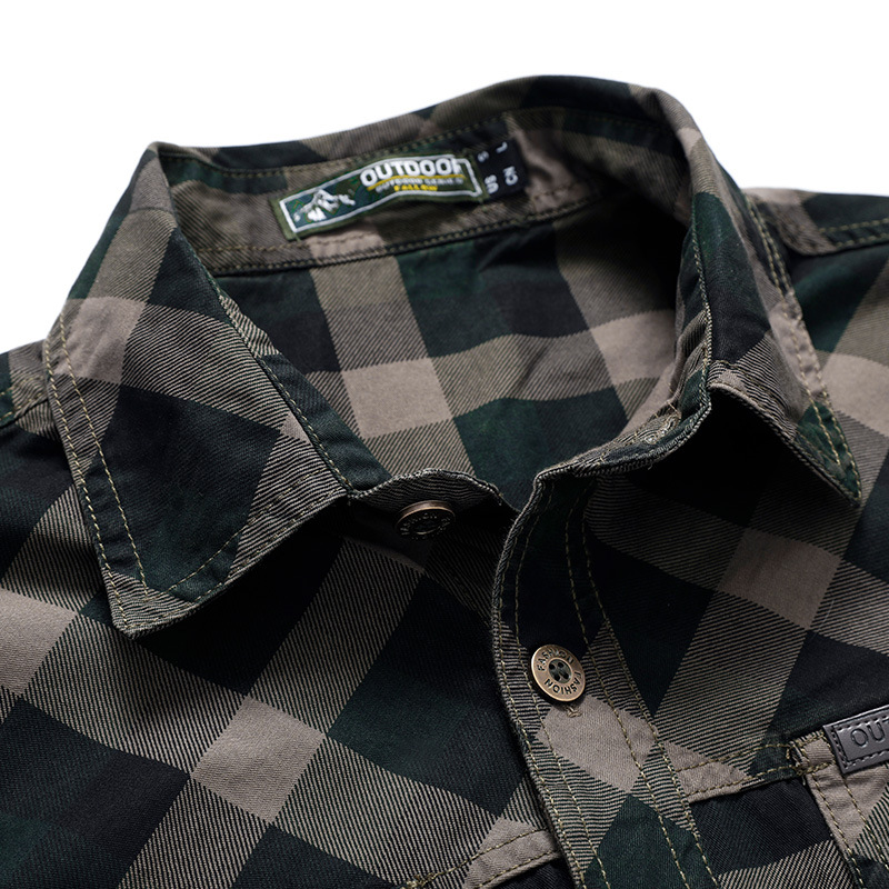 Camicie casual a quadri da uom - Flannel Shirt Lined recensione e prezzo